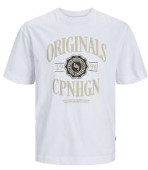 Jack & Jones JORLUCCA BRANDING T-Shirt Bright White