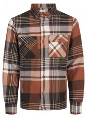 Jack & Jones Darren Flannel Overshirt barna