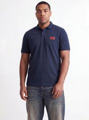 Jack & Jones Rush galléros póló 2 db fekete/tengerészkék