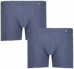 Adamo Jack Boxer shorts 2-pack Denim Blue
