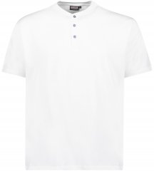 Adamo Silas Regular fit Serafino T-shirt White