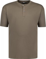 Adamo Silas Regular fit Serafino T-shirt Khaki