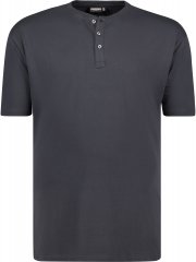 Adamo Silas Regular fit Serafino T-shirt Charcoal
