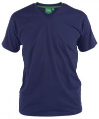 D555 Signature V-neck T-shirt Navy