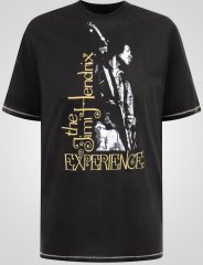 D555 Stokes Official Jimi Hendrix Experience Póló Nyomattal