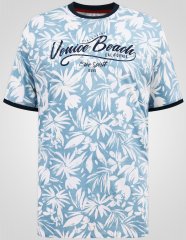 D555 Shoreham AO Póló Venice Beach Nyomattal Kék