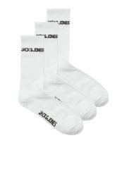 Jack & Jones Melvin Teniszzoknik Fehér 3-pack