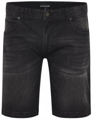 North Latitude 51336 denim rövidnadrág fekete