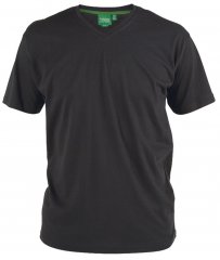 D555 Signature V-neck T-shirt Black