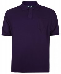 Kam Jeans Polo Purple