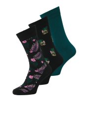 Jack & Jones Pineapple Skulls Zoknik Fekete 3-pack