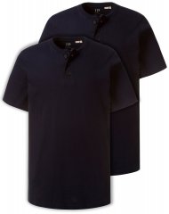 JP1880 708420 Henley póló 2 darab Sötétkék