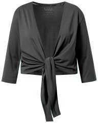 Ulla Popken 794514 Megkötős jersey bolero Antracit