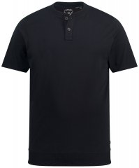 JP1880 818628 Hasra szabott Henley póló Fekete