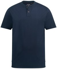 JP1880 818628 Hasra szabott Henley póló Sötétkék