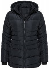 Ulla Popken 820889 Steppelt kabát Fekete