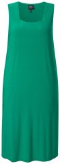 Ulla Popken 827908 Ujjatlan jersey ruha Zöld