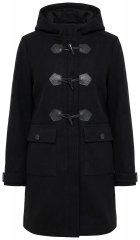 Ulla Popken 829347 Duffle kabát Fekete