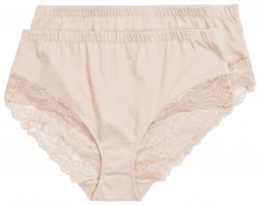 Ulla Popken 830094 Alsók csipkével 2 db Bézs