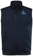 Men+ 414 Softshell mellény állógallérral Sötétkék