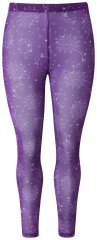Ulla Popken 837935 Mintás harisnyaleggings Lila