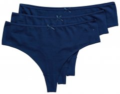 Ulla Popken 838637 Tangák 3 db Sötétkék