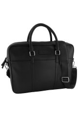 JP1880 838828 Laptoptáska bőrből Fekete