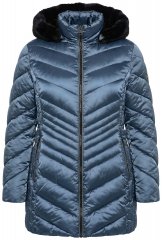 Ulla Popken 842013 Steppelt dzseki Denimkék
