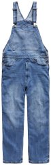 JP1880 842648 Laza szabású farmer kantáros nadrág Denimkék