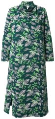Ulla Popken 843496 Mintás pulóverruha Korall