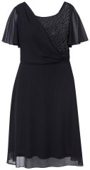 Ulla Popken 844356 Estélyi ruha Fekete