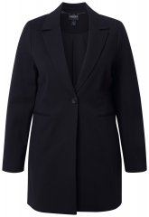 Ulla Popken 844842 Jersey blézer Fekete