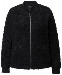 Ulla Popken 845262 Teddy dzseki Fekete