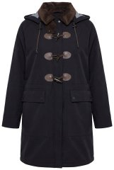 Ulla Popken 846278 Softshell kabát Fekete