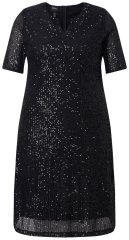 Ulla Popken 848140 Flitteres ruha Fekete