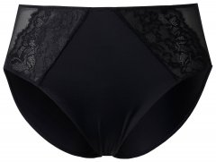 Ulla Popken 848693 Női boxeralsók csipkével Fekete