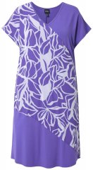 Ulla Popken 849033 Mintás sifonruha Lila