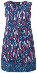 Ulla Popken 849887 Ujjatlan jersey ruha Sötétkék