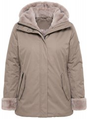 Ulla Popken 850509 Műszőrme dzseki Taupe