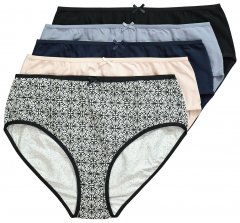 Ulla Popken 851687 Mintás alsók 5 db Világoskék