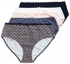 Ulla Popken 851730 Mintás alsók 5 db Bézs