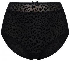 Ulla Popken 854551 Állatmintás női boxeralsók Fekete