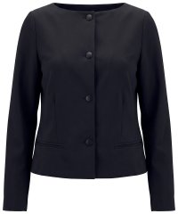 Ulla Popken 855136 Sztreccs blézer Fekete