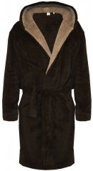 D555 Newquay Bathrobe Black