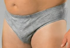 20 Nodi 934 Stretch Cotton Briefs Grey