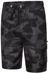 Kam Jeans 3010 camo print fürdőnadrág sötétszürke