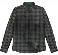 Double Outfitters FS-5230 Kockás ing Sötétzöld/Bézs