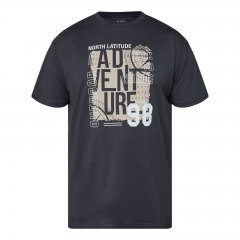 North Latitude Adventure 98 Graphic Tee Fekete