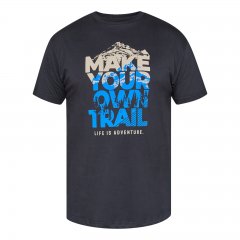 North Latitude Trail T-Shirt Fekete
