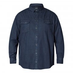 North Latitude Denim Shirt LS Kék